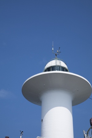 灯塔，岛，韩国，海，光，手臂也，白色，天空