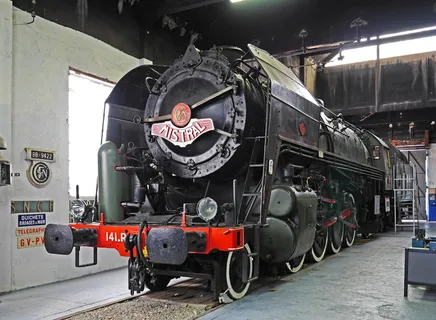 蒸汽机车、博物馆、Sncf、法国国家铁路、美国建筑、战后时期、zweizylidermaschine、箱形车轮 蒸汽机车、博物馆、Sncf、法国国家铁路、美国建筑、战后时期、zweizylidermaschine、箱形车轮
