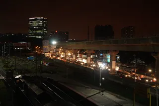 班加罗尔, 印度, yeshwanthapura 新火车站, 夜景, 夜景照片, 夜生活, 汽车, yeshwanthpur