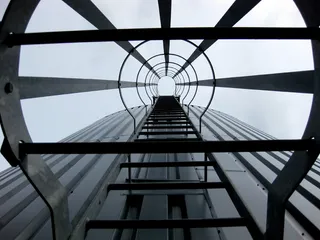 建筑，钢铁，现代，无人，专业，透视施工，建筑结构，低角度视图