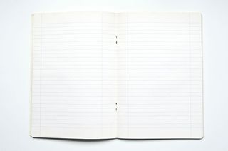 白纸，笔记本，文案，练习本，笔记，纸张，教育，学校