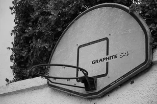 石墨篮球圈，混凝土，墙，篮球圈，篮板，篮球，运动，目标