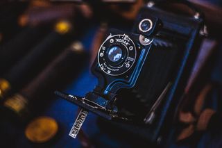 相机, 黑暗, 年份, 技术, 模拟, 模糊, 经典, 特写