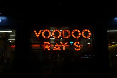 巫毒射线霓虹灯标牌 巫毒射线霓虹灯标牌