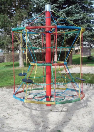 操场，游戏设备，klettergerüst，游戏，攀爬，平衡，沙子，网络