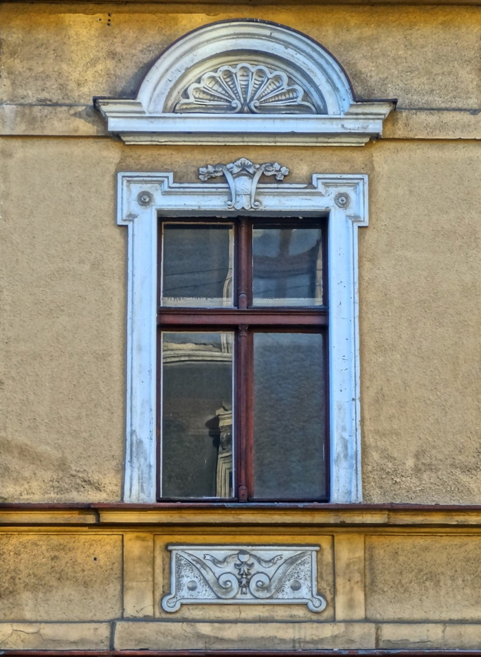 sienkiewicza，bydgoszcz，窗户，建筑，浮雕，建筑，立面，建筑结构