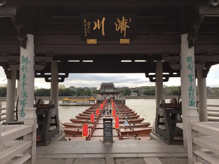 桥梁、船舶、河流、旅游目的地、中国、广东、潮州、建筑结构