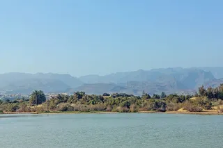 风景，山脉，自然，天空，蓝天，环境，湖泊，山脉