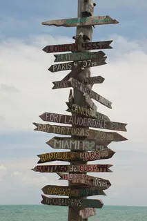 基韦斯特，标志，旅游，基韦斯特，佛罗里达，美国，联合