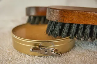 打蜡、刷子、油脂、保养、无人、室内、特写、古董