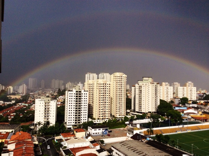 弧, 虹膜, 彩虹, 城市, 天空, 建筑外观, 建筑结构, 建筑