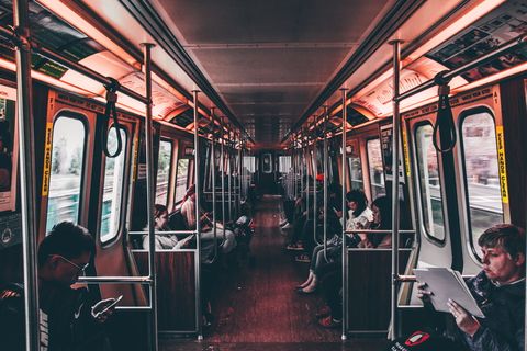 成人、城市、通勤者、群体、室内、工业、室外、人