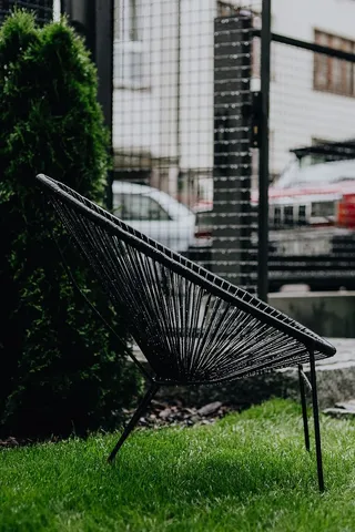 经典黑色阿卡普尔科椅子，50年代墨西哥设计