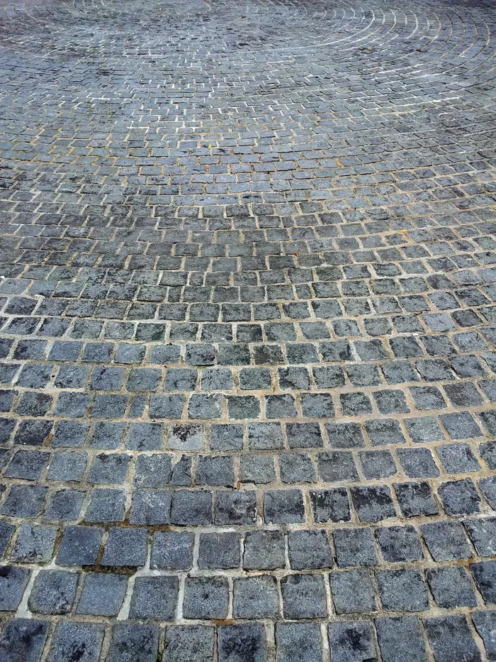 砖地面，圆形，街道，石板，砖，地面，走道，通道