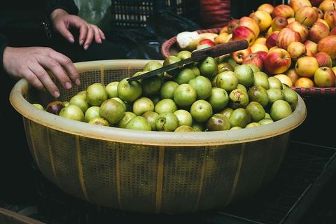 市场上的小苹果 市场上的小苹果