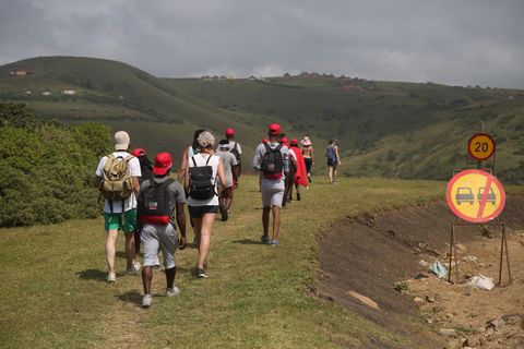 南非，咖啡湾，步行，人，非洲，多样性，山脉，东开普省