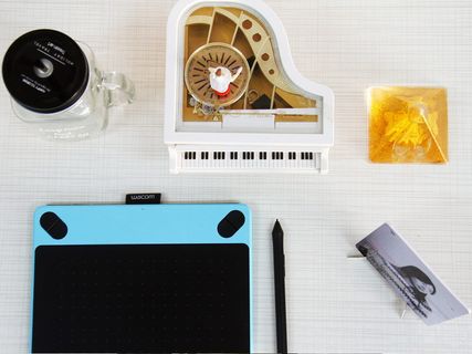 收藏，钢琴，杯子，瓶子，巴黎，wacom，钢笔，图片