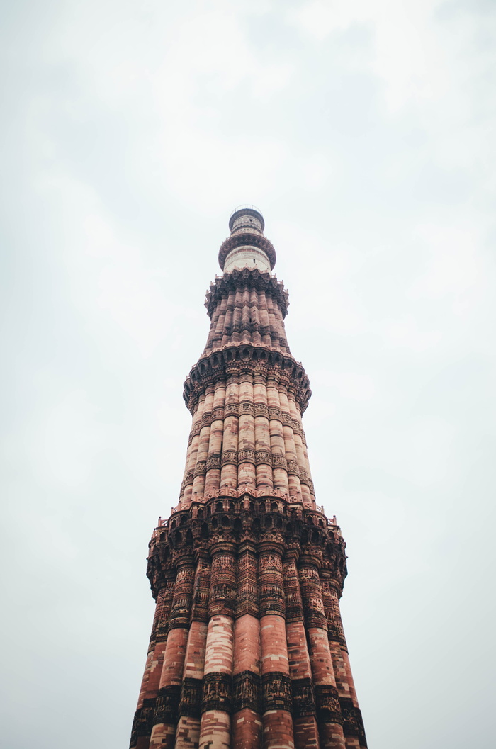印度，新德里，qutab minar，建筑，设计，支柱，印度，纪念碑