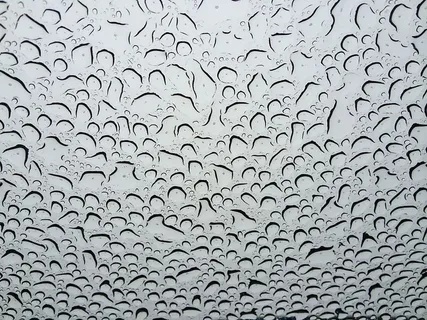 雨，窗户，雨滴，玻璃，表面，透明，水滴，全框