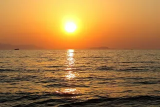 日落，海洋，太阳，旅行，海浪，海洋，自然，夏天