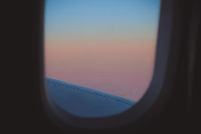 商用飞机海景窗口
