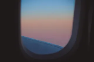 商用飞机海景窗口