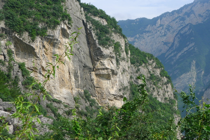 长江、石灰岩、天然屏障、山脉、自然、景观、风景、岩石-物体