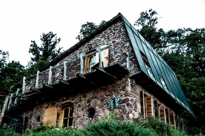 房屋，乡村，土地，乡村房屋，旧，木制，不动产，乡村