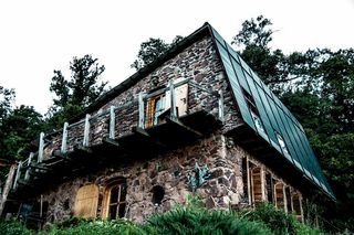 房屋，乡村，土地，乡村房屋，旧，木制，不动产，乡村