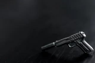 黑色、木材、货币、金属、宏、枪、黑色、木材、铬