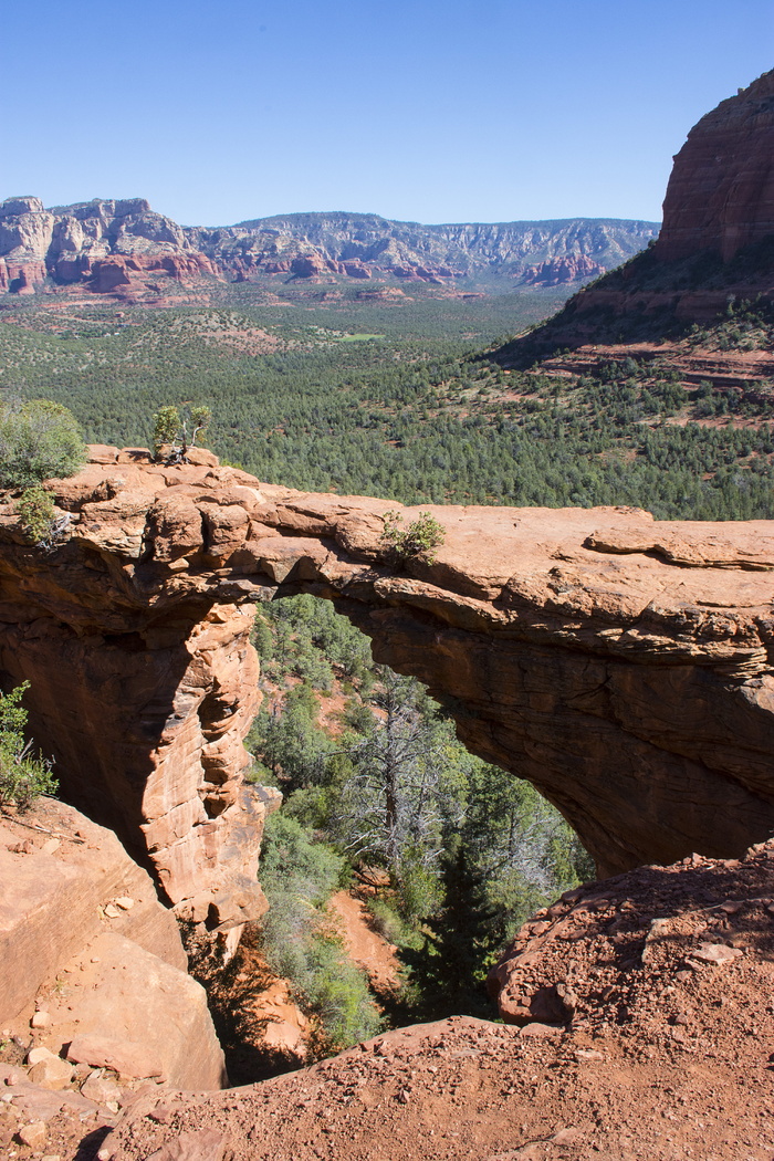 sedona，devils bridge，美国，lookout，natural bridge，dry creek road trail，景观，亚利桑那州