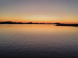 日落，水，傍晚，品牌，倒影，夜空，晚红，五颜六色的日落