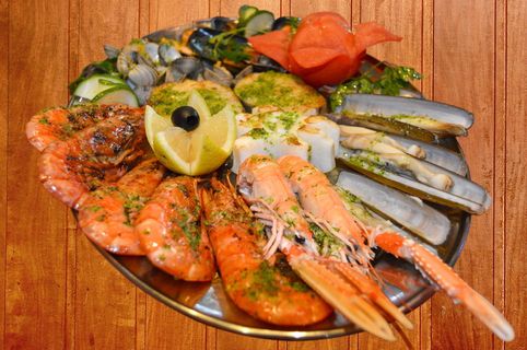 小龙虾、大虾、蛤蜊、食品、食品和饮料、海鲜、健康饮食、新鲜度