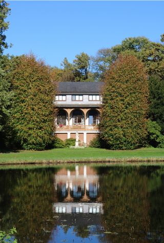 不来梅，市民公园，不来梅bürgerpark，公园，水，秋天，自然，田园诗