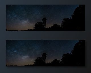 星座，夜晚，银河系，夜晚，户外，轮廓，天空