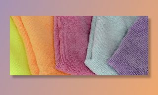 几种纺织品，超细纤维布，清洁，抹布，制作清洁，抹布，预算，彩色