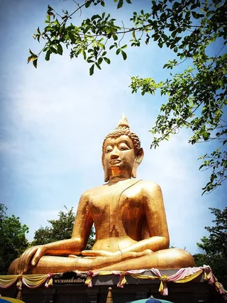 Amnat Charoen，古代，建筑，古代，建筑，亚洲，背景，曼谷，美丽