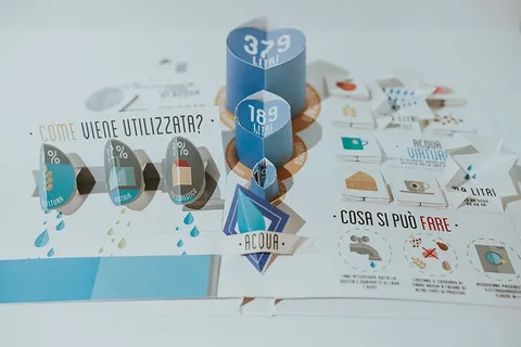 画廊里的各种艺术作品