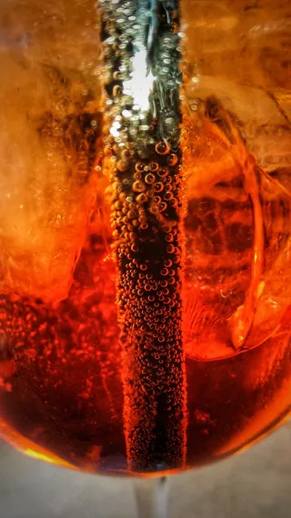 开胃酒，雪碧，鸡尾酒，橙子，酒精，饮料，开胃酒，夏天