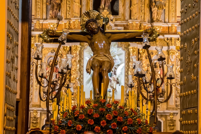 复活节，神圣的星期四，基督，形象，激情，耶稣，牺牲，游行