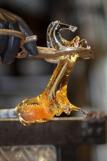 玻璃制造商，玻璃吹制，工艺，工作，产品，玻璃，热，釉料