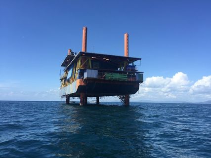 斯帕丹水肺潜水，唐水族，快乐加，海，天，水，水上地平线，地平线