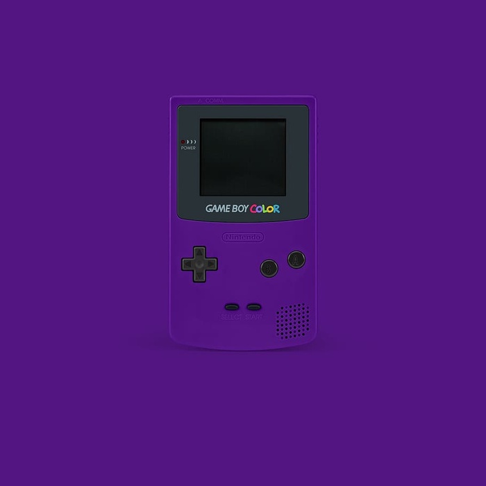 紫色任天堂GameBoy颜色