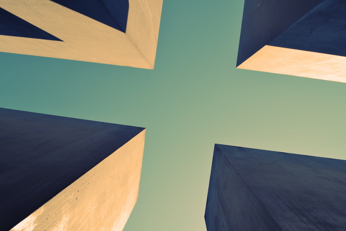 低角度摄影、混凝土、建筑、建筑、基础设施、结构、设施