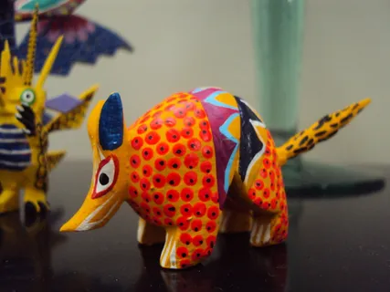 工艺品，瓦哈卡，阿莱布里耶，文化，墨西哥，传统，工匠，动物