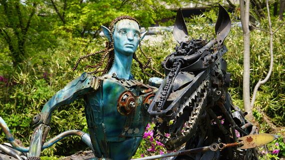 木材，自然，雕像，化身，表现，人类表现，雕塑，植物