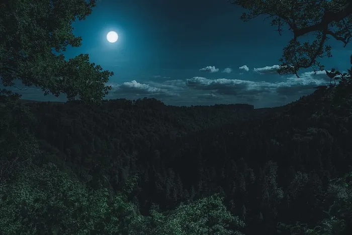 自然，全景，旅行，风景，水，天，光，晚上