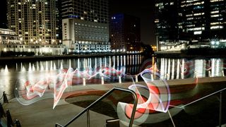 水, 扶手, 栏杆, 城市, 城市, 建筑, 城镇, 大都市