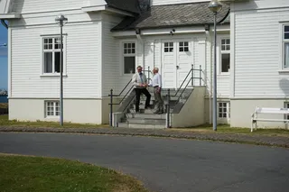 握手, 楼梯, 房子, 建设, 外部楼梯, 出现, 冰岛, 雷克雅未克