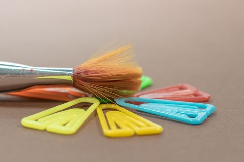 画笔，颜料，彩色，艺术，色彩，水彩画，绘画，水彩画